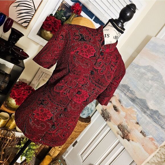 Vintage R & K Original Paisley Print Stylish Statement Top. - Picture 14 of 15